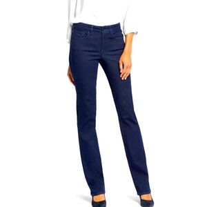 NWT NYDJ Marilyn Straight Jeans, Rinse, Size 16, Lift X Tuck Technology